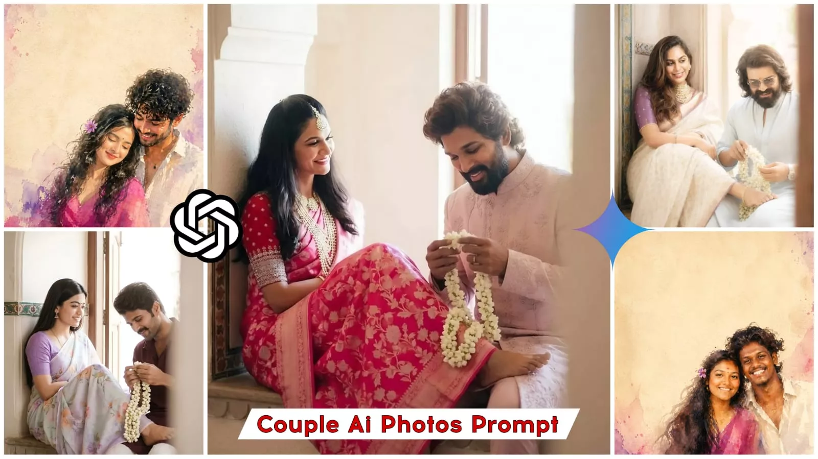Trending Couple Art Photo Ai Editing Prompts
