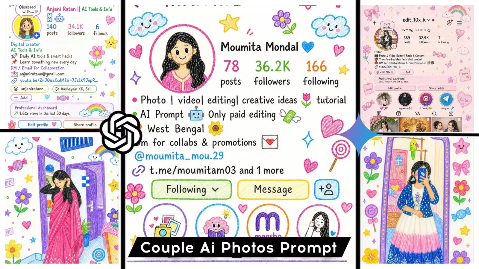 Trending Instagram Drowing Profile Photo Editing