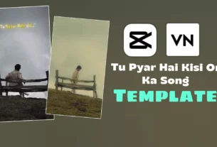 Tu Pyar Hai Kisi Or Ka song Capcut & Vn Template