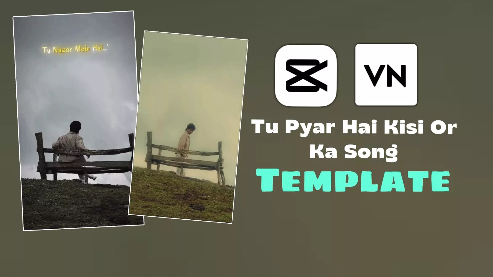 Tu Pyar Hai Kisi Or Ka song Capcut & Vn Template