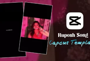 Ruposh Hindi Song Lyrics Reels Capcut Template