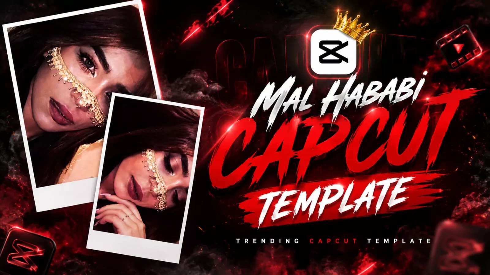 Mal Habibi song Viral Reels Capcut Template