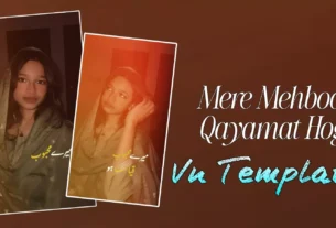 Mere Mehboob Qayamat Hogi Vn Template Code Editing New Trending Vn Template Code editing