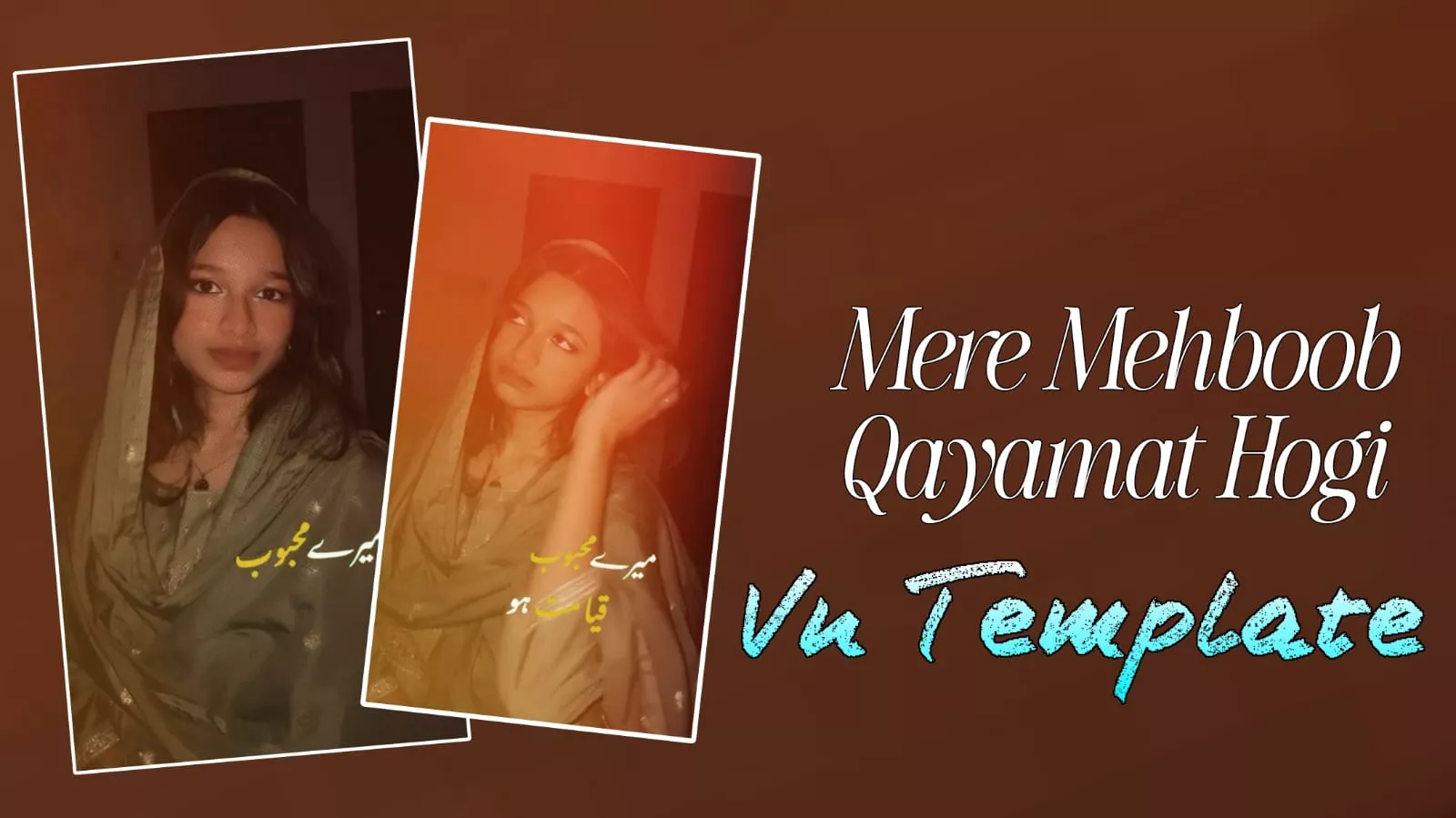 Mere Mehboob Qayamat Hogi Vn Template Code Editing New Trending Vn Template Code editing