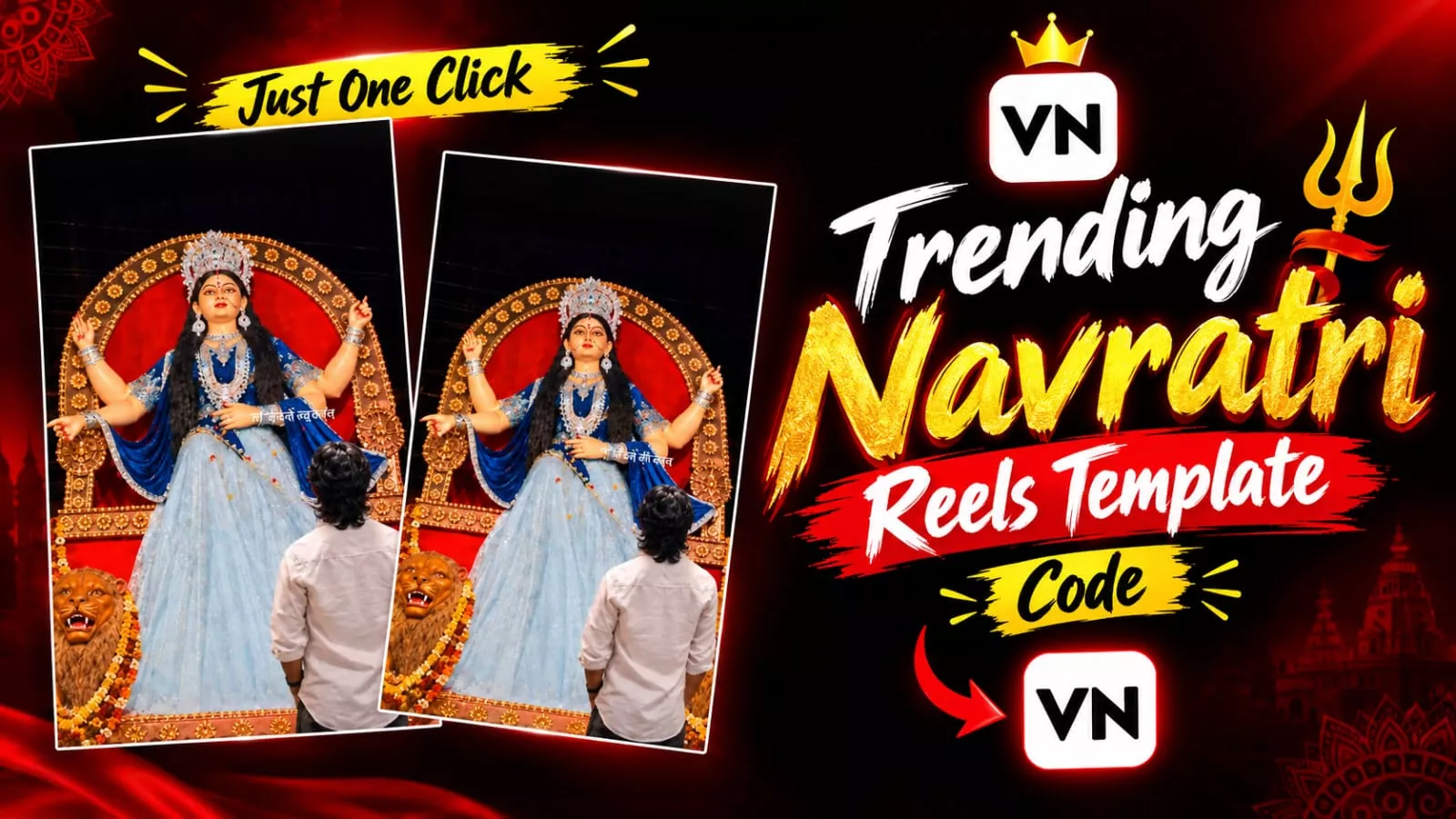 Viral Navratri Reels Vn Template Code - Trending Vn Code Editing