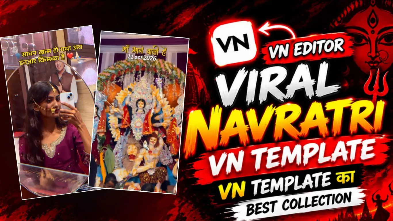 Viral Navratri Reels Vn Template Code - Trending Vn Code Editing