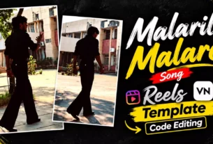 Malaril Malare Song Reels Vn Template Code