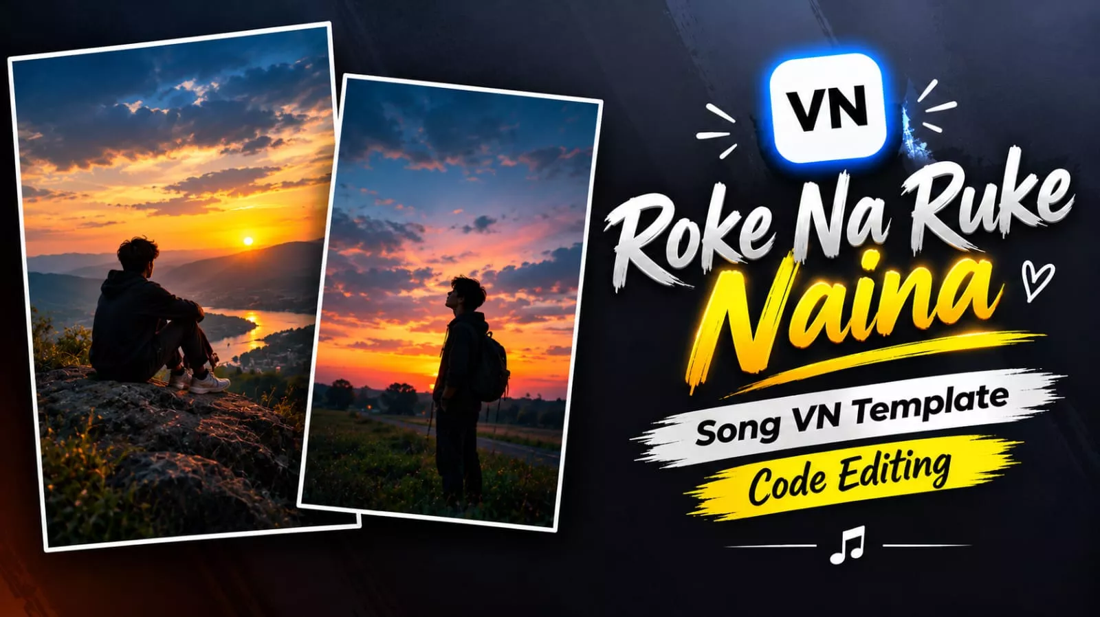 Trending Roke Na Ruke naina Song Lyrics Vn Code Template Editing